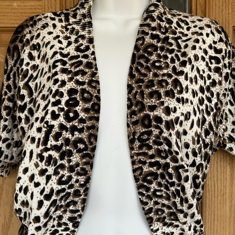 💚3/$25 medium Leopard Print Women's Sweater